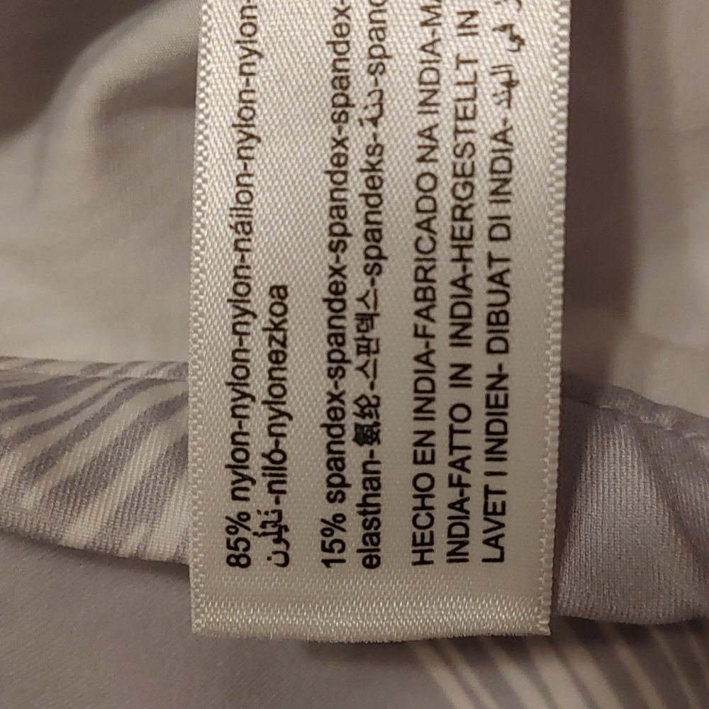 Porter & Ash Kinetic Stretch Men's Light Gray Floral Short-Sleeve Button Shirt - Picture 6 of 7
